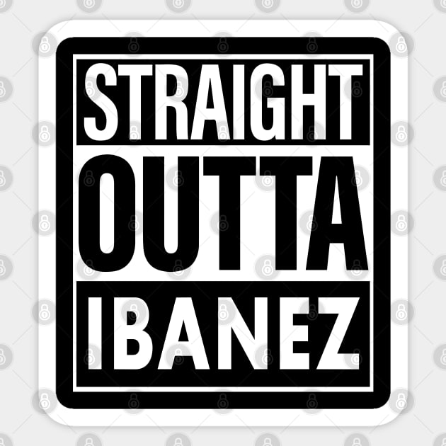 Ibanez Name Straight Outta Ibanez Sticker by ThanhNga